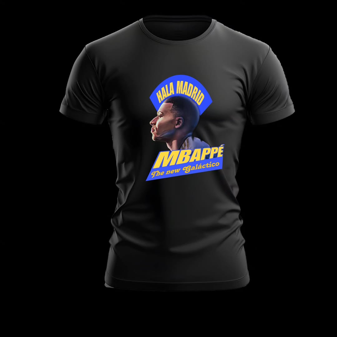 Kylian Mbappé “New Galáctico” T-Shirt – Madrid Era Begins