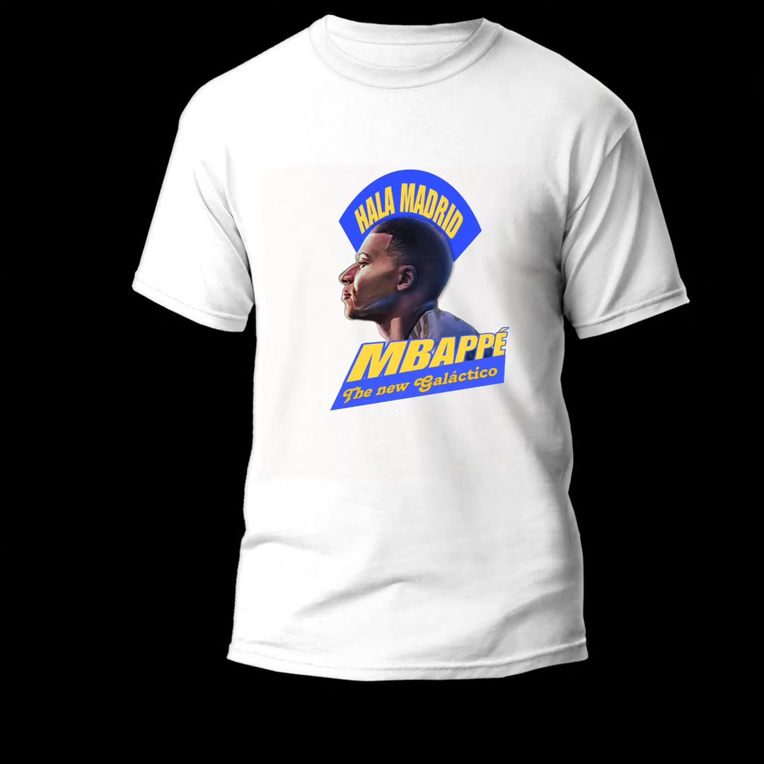 Kylian Mbappé “New Galáctico” T-Shirt – Madrid Era Begins