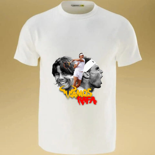 "Vamos Rafa" Rafael Nadal Graphic T-Shirt – Iconic Fan Edition
