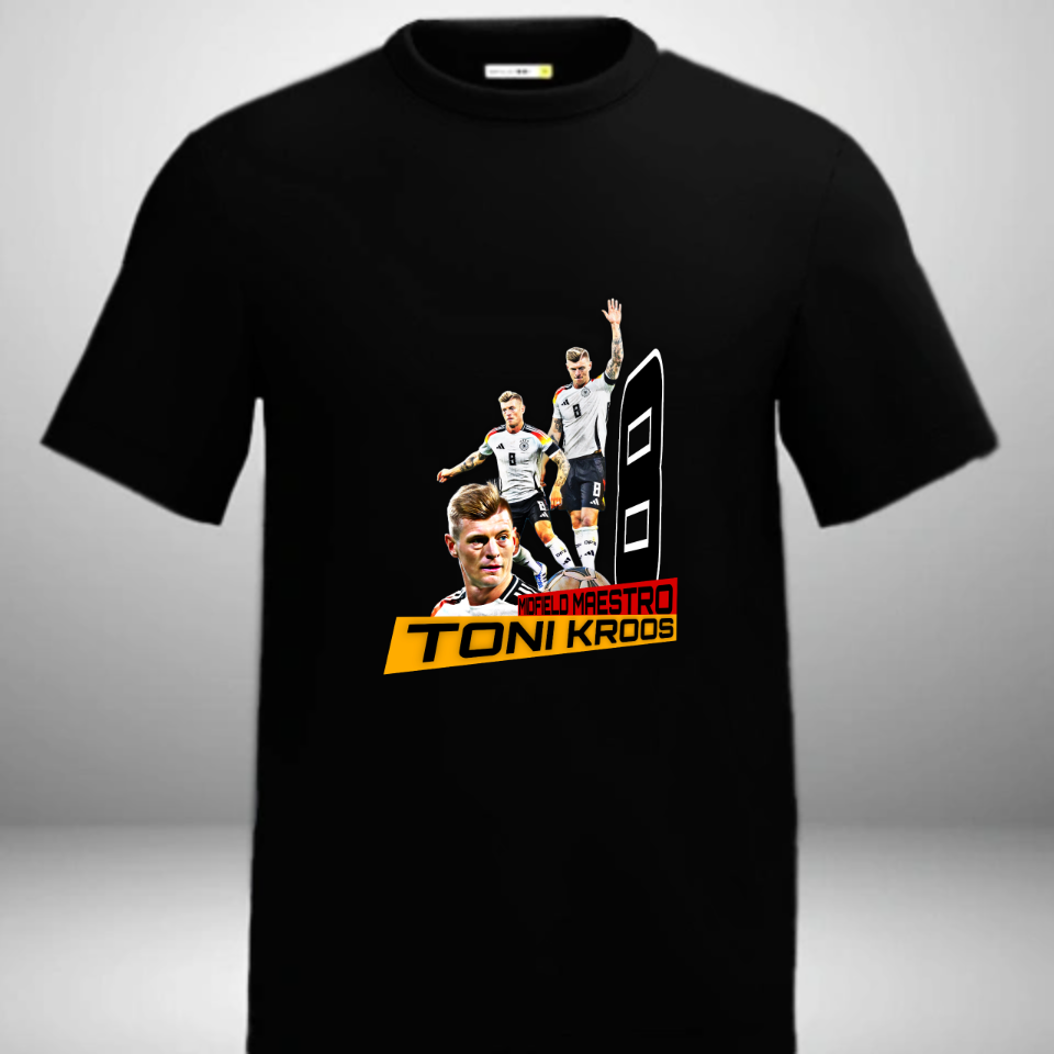Toni Kroos "Midfield Maestro" Graphic T-Shirt – Limited Edition