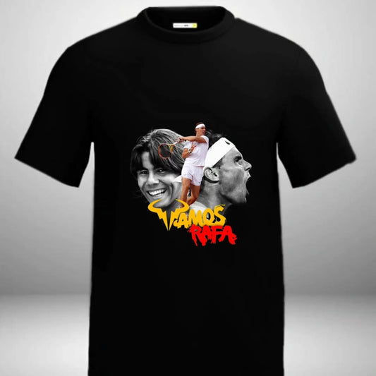 "Vamos Rafa" Rafael Nadal Graphic T-Shirt – Iconic Fan Edition