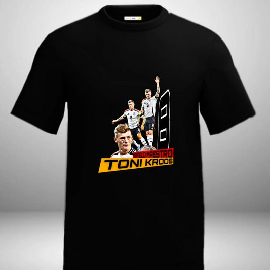 Toni Kroos "Midfield Maestro" Graphic T-Shirt – Limited Edition