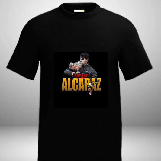 Carlos Alcaraz T-Shirt – Rise of a Legend