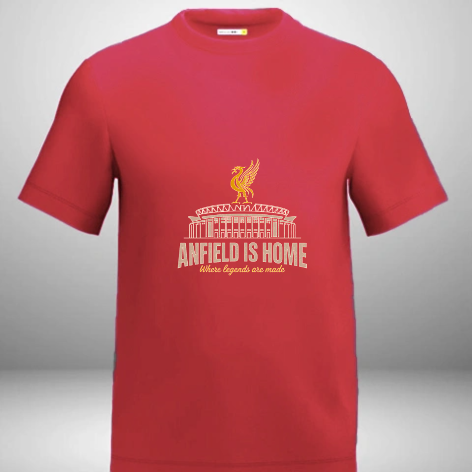 Anfield Is Home – Liverpool Legends Tshirt