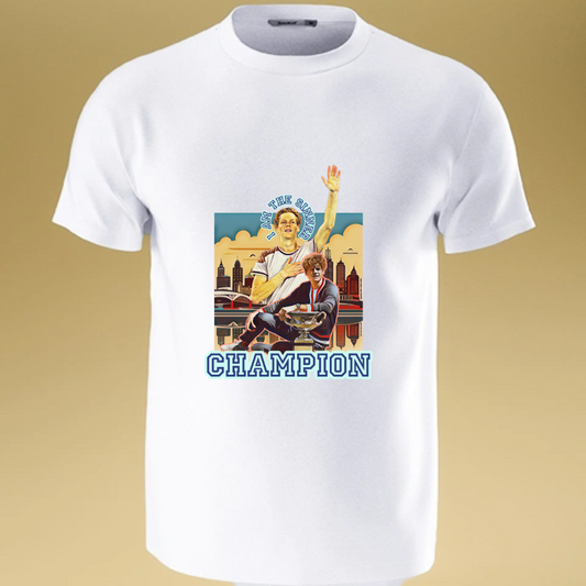 Jannik Sinner “The Winner” Champion T-Shirt – Rise of a New Era