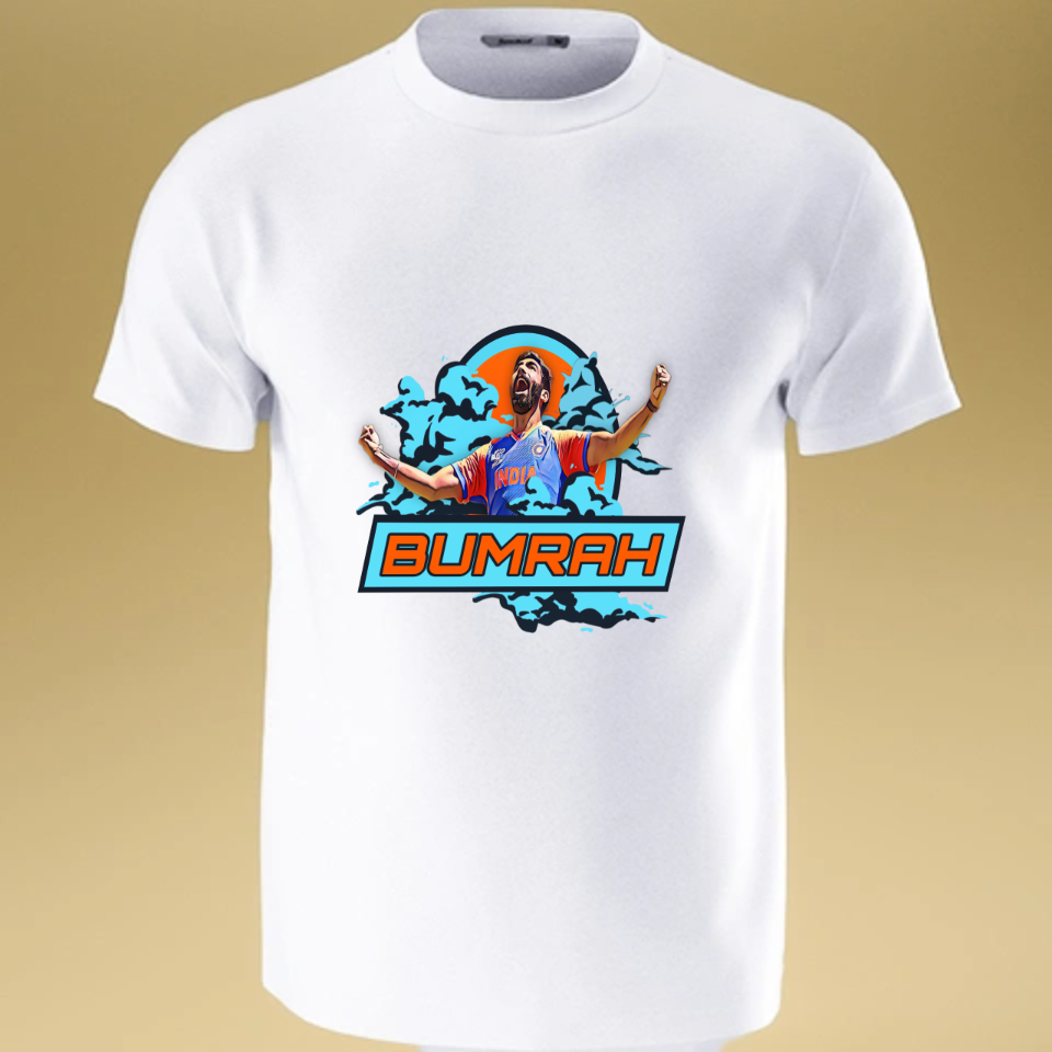 Jasprit Bumrah “The Game Changer” T-Shirt – Fear the Fire